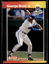 1989 Donruss #204 George Brett Royals Baseball Card 2402D
