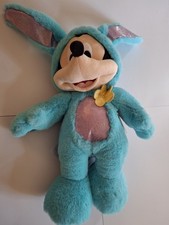 Disney Mickey Mouse Easter Bunny 2025 New W Tags So Soft Exc Condition