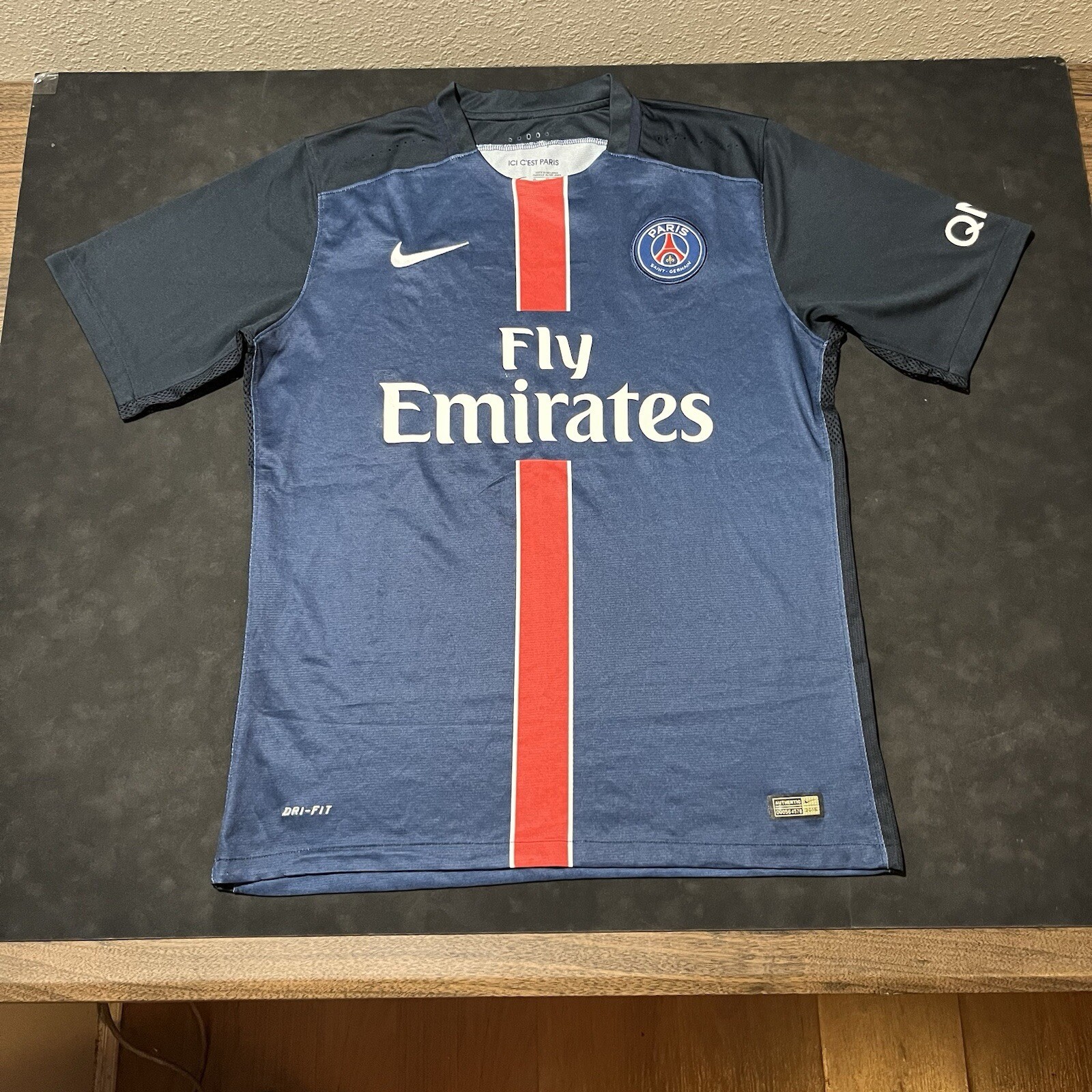Vintage Nike Paris Saint Germain Jersey PSG 2015-2016 Kit shirt Soccer Kit Y2K