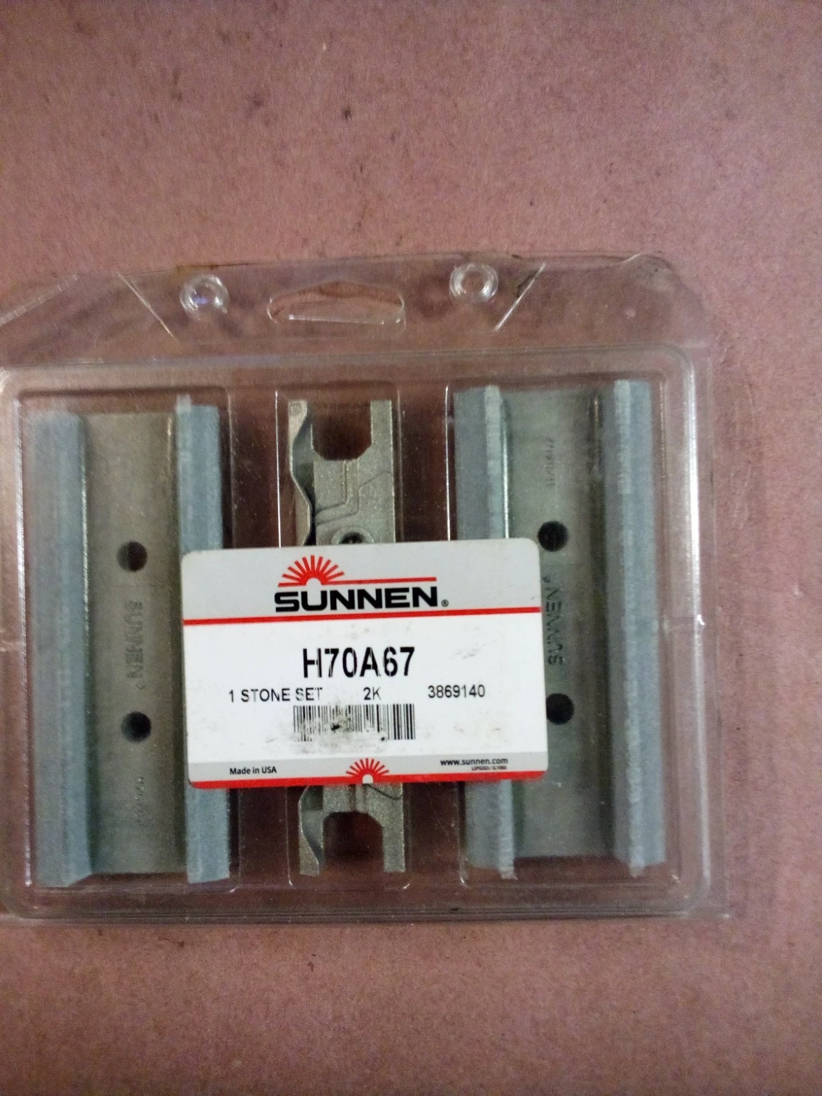 H70 A67 GENUINE SUNNEN HONING STONE 280 GRIT ALUMINUM OXIDE