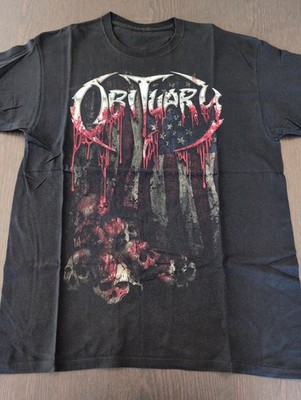 Obituary - Blood Soaked In America Tour 2019 - Tshirt - Size L - Black