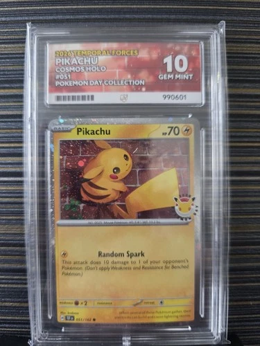 Pikachu 051/163 Cosmos Holo Pokémon Day Collection  ACE 10