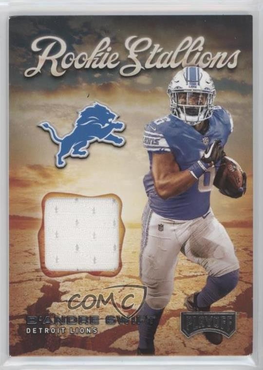 2020 Panini Playoff Rookie Stallions D'Andre Swift #RS-9 RC 1u6
