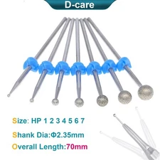 70mm Carbide Diamond HP Bur 1:2 Dental Osteotomy Surgery Straight Handpiece Ball