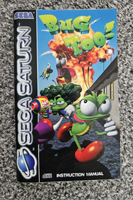 Bug Too! Sega Saturn PAL complete with manual by Segasoft