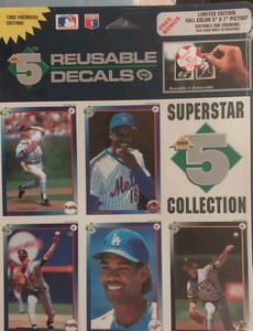 1992 High 5 Superstar Collection Decals Griffey Jr. Ricky Henderson Canseco +