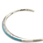 Southwest Signed Sterling Turquoise Red Coral Cuff Bracelets Lot of 5 #S5582-1 — photo 8
