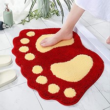 Bathroom Rugs Mats Water Absorbent Non-Slip Mat Used in Bathroom, Shower,
