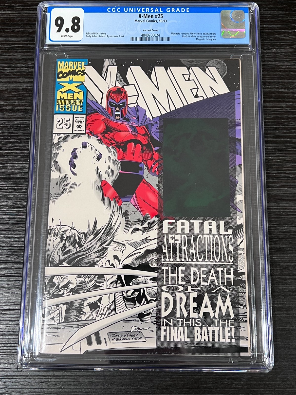 X-Men #25 (Blue Hologram Variant) Value - GoCollect