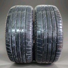 2 X BRIDGESTONE 235 55 17 (99V) TYRE DUELER H/P SPORT TREAD 4.4MM 2355517