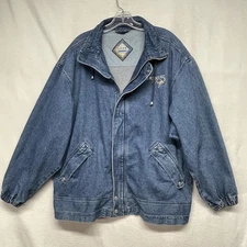 Vintage Gear For Sports Jacket Mens Medium MR Ducks Mallard Embroidered 90s