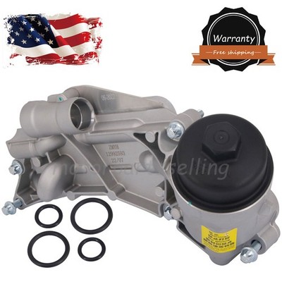 Engine Oil Cooler Filter Housing For Chevy Cruze Sonic Aveo 1.6L 1.8L 93186324