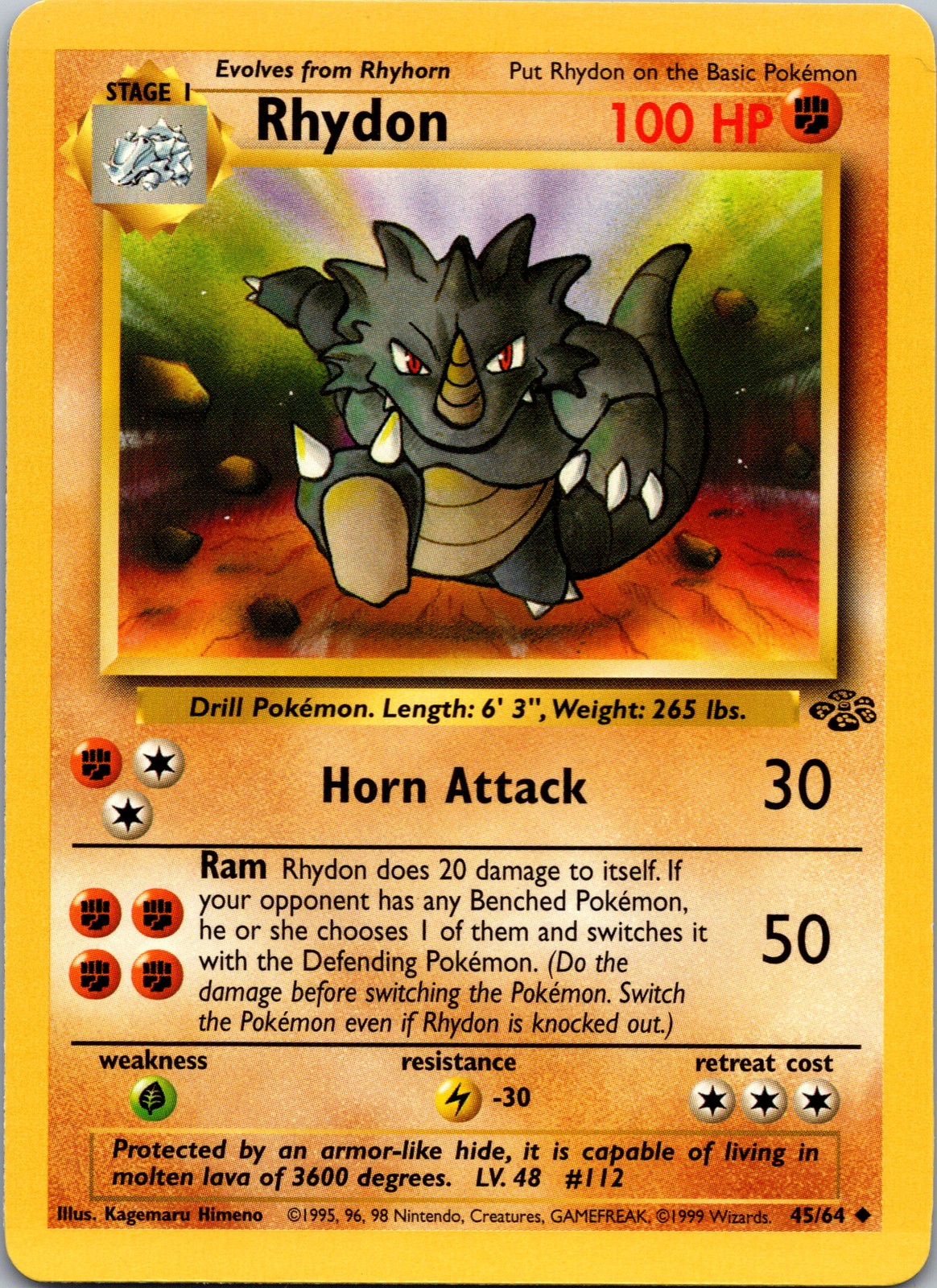 Jungle #45/64 Rhydon