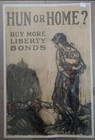 Wwi Original Poster "Hun Or Home" Buy More Liberty Bonds 20" X 30"