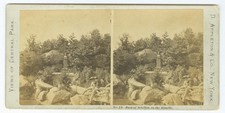G2565~ NEW YORK – 1860s Central Park Stereoview – D. Appleton & Company
