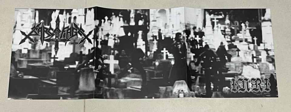 Sarcofago - INRI BRAZIL Lp Picture Disc + poster 2011 Cogumelo - Image 4 of 4