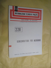 SEMICONDUTTORI PER MICROONDE - INFORMAZIONI TECNICHE PHILIPS - 1968