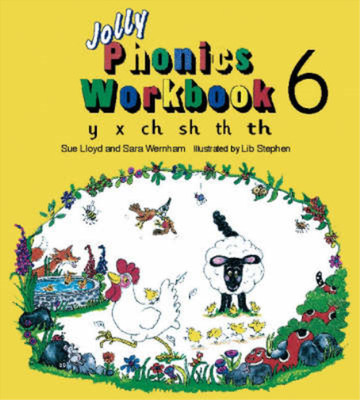 Jolly Phonics Workbook: y, x, ch, sh, th, Susan M. Lloyd, Sara Wernham, Used; Ve