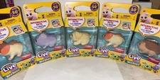 Little Live Pets NeeDees Curlee 5  Pack Interactive Pet Sounds Lot