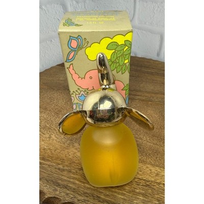 NEW Avon Good Luck Elephant Imperial Garden Cologne Bottle Perfume Box NOS