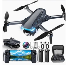 2025 New RC Drone With HD Dual Camera FPV APP Foldable Quadcopter Gift 2 Battery