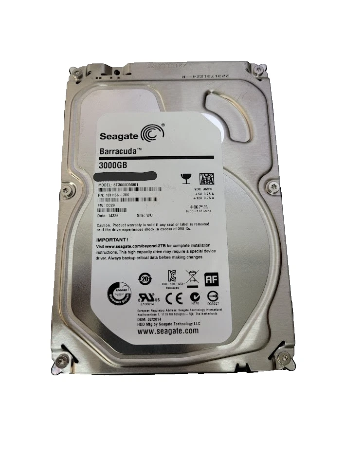 Seagate Barracuda St3000dm001 3tb for sale | eBay
