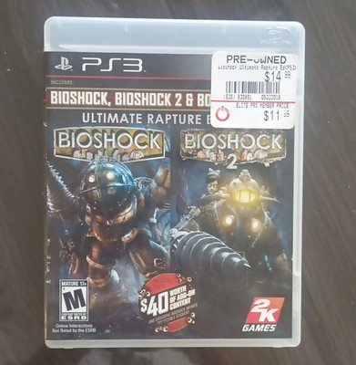 2K Games BioShock Ultimate Rapture Edition Sony PlayStation 3 PS3 M FPS
