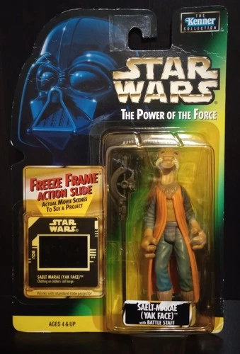 Kenner- Saelt Marae Yak Face With Battle Staff and Movie Screne Figure