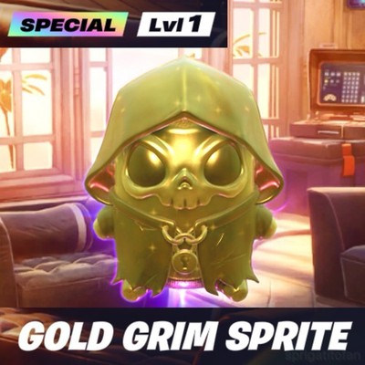 Fortnite Gold Grim Sprite