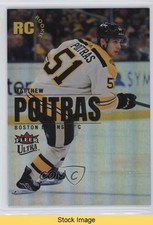 2023 Upper Deck Fleer Ultra Rookies Rainbow Foilboard Matthew Poitras READ vs3