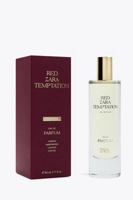 ZARA Red Temptation Winter Eau De Parfum EDP Fragrance Spray 80ml Brand New
