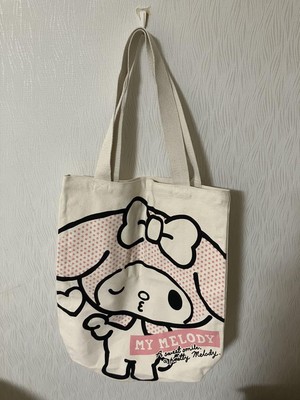 My Melody Large Canvas Tote Bag Anime Figur Animation