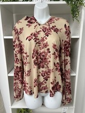 Floral Print Tie Neck Blouse