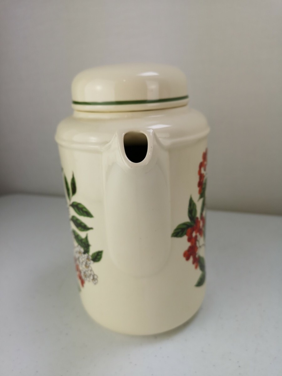 Ancienne Cafetière Vintage J&G Meakin Trend ROWAN En Grès, Super état !