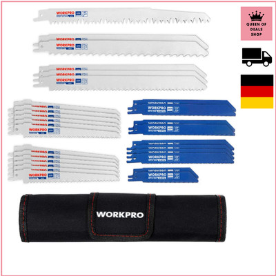 WORKPRO Sägeblatt Set für Holz & Metall & Kunststoff