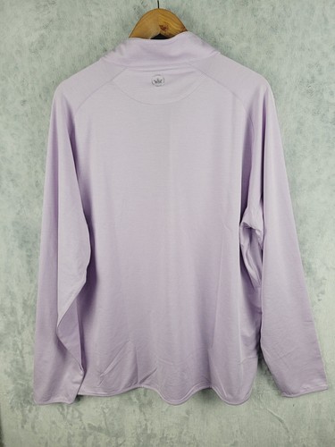 NWT Peter Millar 1/4 Zip Men Size 2XL Purple Crown Crafted Stealth Performance - Picture 10 of 13