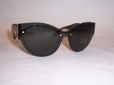 NEW VERSACE SUNGLASSES VE 2234 100287 DARK GRAY/DARK GRAY AUTHENTIC