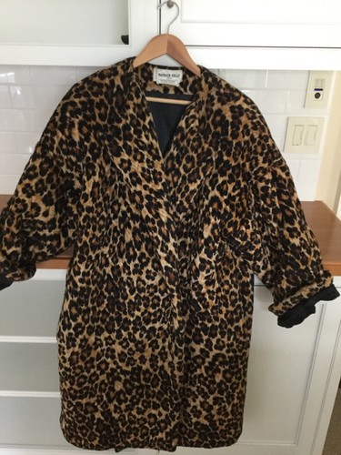 1980's patrick kelly leopard print sleeping blanke