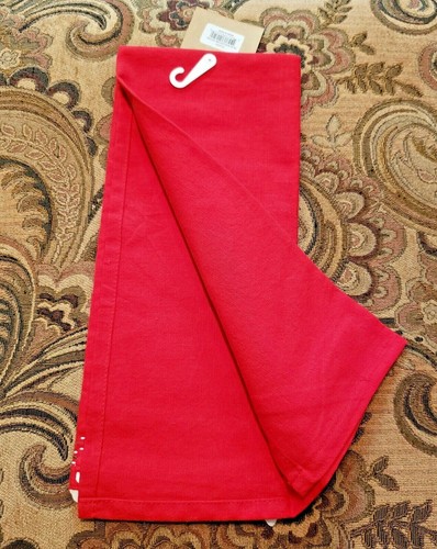 SET 2 NWT DII Red White Falling Snowflakes CHRISTMAS KITCHEN TOWEL Embroidered - Picture 7 of 11