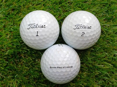 40 x TITLEIST PROV1 GRADE B WEISSE GOLFBÄLLE PORTOFREI