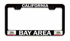 California Bay Area Californian Steel License Plate Frame. Can Personalize