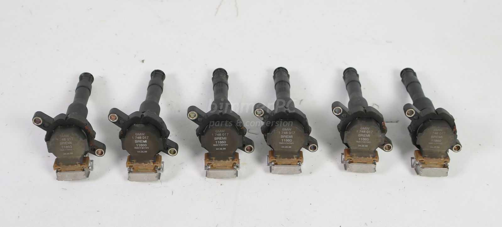 BMW E46 330i Factory Spark Plug Ignition Coils Set E39 E53 E36 1996