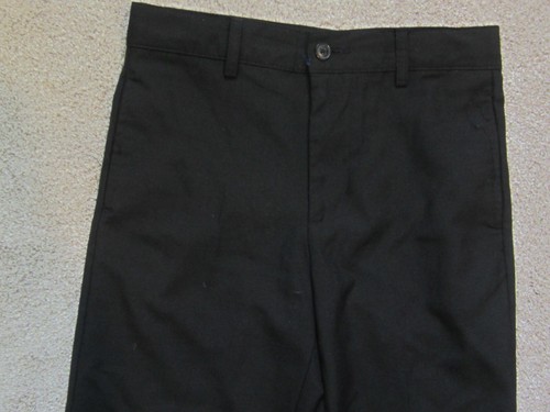 Boys Black Dress Pants Size 10~Cat & Jack Black Dress Slacks Sz 10 - Picture 2 of 4