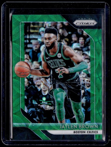 2018 Panini Prizm Choice Green #108 Jaylen Brown 4/8