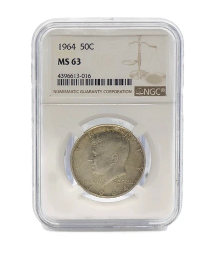 1964 Kennedy Half Dollar 50C NGC MS63