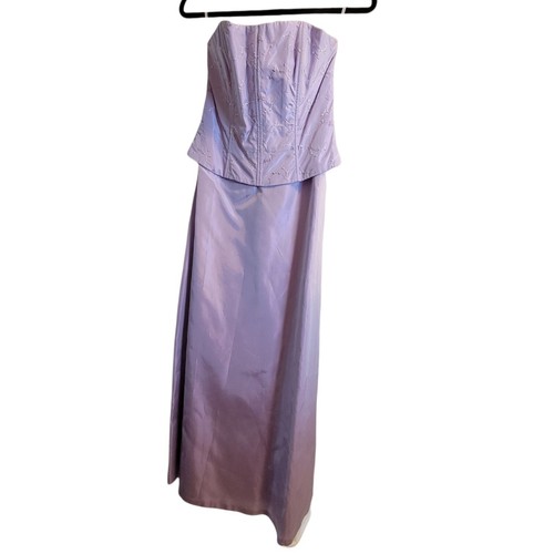 Jessica McClintock for Gunne Sax Millennium 2000 Purple Formal Dress size 7 - Picture 2 of 12