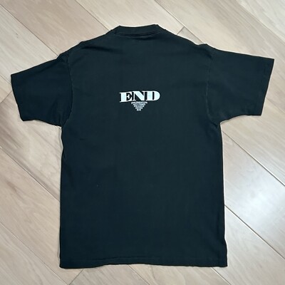 Vintage CG Design NYC x Curt Wagner Begin / End Tee Black T