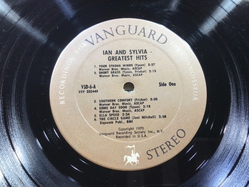 K3-43 IAN & SYLVIA Greatest Hits ... DOUBLE ALBUM ... 1970 ... VSD-6 - 第 5/10 張圖片