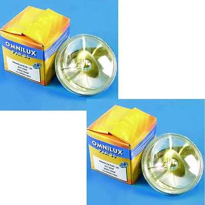 2x OMNILUX PAR36 6,4 V / 30 W PAR 36 halogen Pinspot PIN-SPOT Leuchtmittel NEU