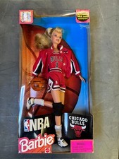 Vintage Barbie Doll Authentic Mattel NBA Basketball Team Chicago Bulls 1998 NIB